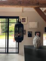 Rieten Windlicht / Hanglamp, Ophalen, Zo goed als nieuw, Hout, 75 cm of meer