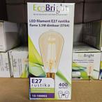 Restpartij Edison rustika E27 retro led lampen 3,5W 2200K, Led-lamp, Minder dan 30 watt, Soft of Flame, Nieuw