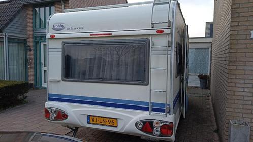 Hobby 450 de Luxe Easy, Caravans en Kamperen, Caravans, Particulier, tot en met 4, 750 - 1000 kg, Rondzit, Hobby, 4 tot 5 meter