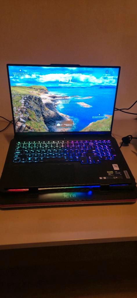 Lenovo Legion Pro 7 RTX 4080 + 32GB RAM + 2TB SSD + Koeler, Computers en Software, Windows Laptops, Zo goed als nieuw, 16 inch