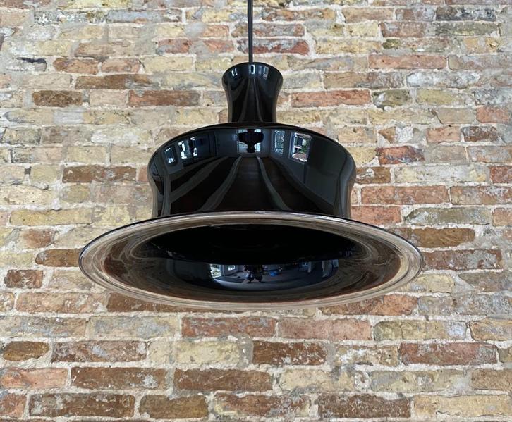 Deens Design Sonate hanglamp Holmegaard Michael Bang 1970s, Huis en Inrichting, Lampen | Hanglampen, Zo goed als nieuw, Glas, Ophalen