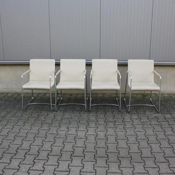 Leolux Spring eetkamerstoelen ( set van vier ) beschikbaar voor biedingen