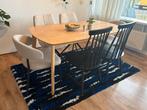 SKLUM ELBA eettafel - Rubber hout, Ophalen, 100 tot 150 cm, 50 tot 100 cm, Zo goed als nieuw