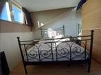 Tweepersoons bed, Huis en Inrichting, Slaapkamer | Bedden, 160 cm, Romantisch, Bruin, Metaal