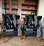 Set van 2 - Exclusieve Wingchair Oorfauteuils, Bollenmarkt 14c Zwaagdijk Oost, Treasure, 75 tot 100 cm, Ophalen of Verzenden