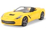 Maisto Chevrolet Corvette Stingray Convertible 2014 geel new, Hobby en Vrije tijd, Modelauto's | 1:24, Nieuw, Ophalen of Verzenden