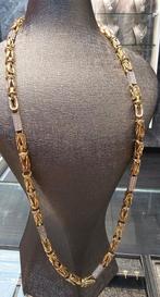 Prachtige Koningsketting 14k 585 met zirkonia steen 65cm lan, Sieraden, Tassen en Uiterlijk, Kettingen, Ophalen of Verzenden, Nieuw