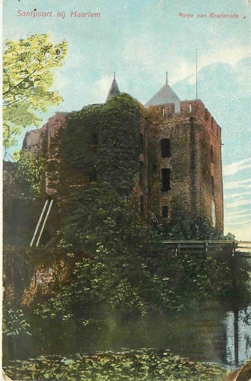 (701-094-011) Santpoort Ruine van Brederode, Verzamelen, Ansichtkaarten | Nederland, Noord-Holland, Verzenden