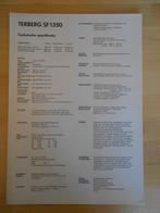 Terberg SF1350 6x6 Technische Specificatie folder ca 1973, Ophalen, Zo goed als nieuw, Overige merken, Terberg