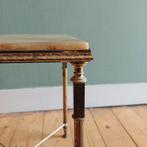 Lucky Vintage Hollywood Regency marmer messing bijzettafel, Ophalen