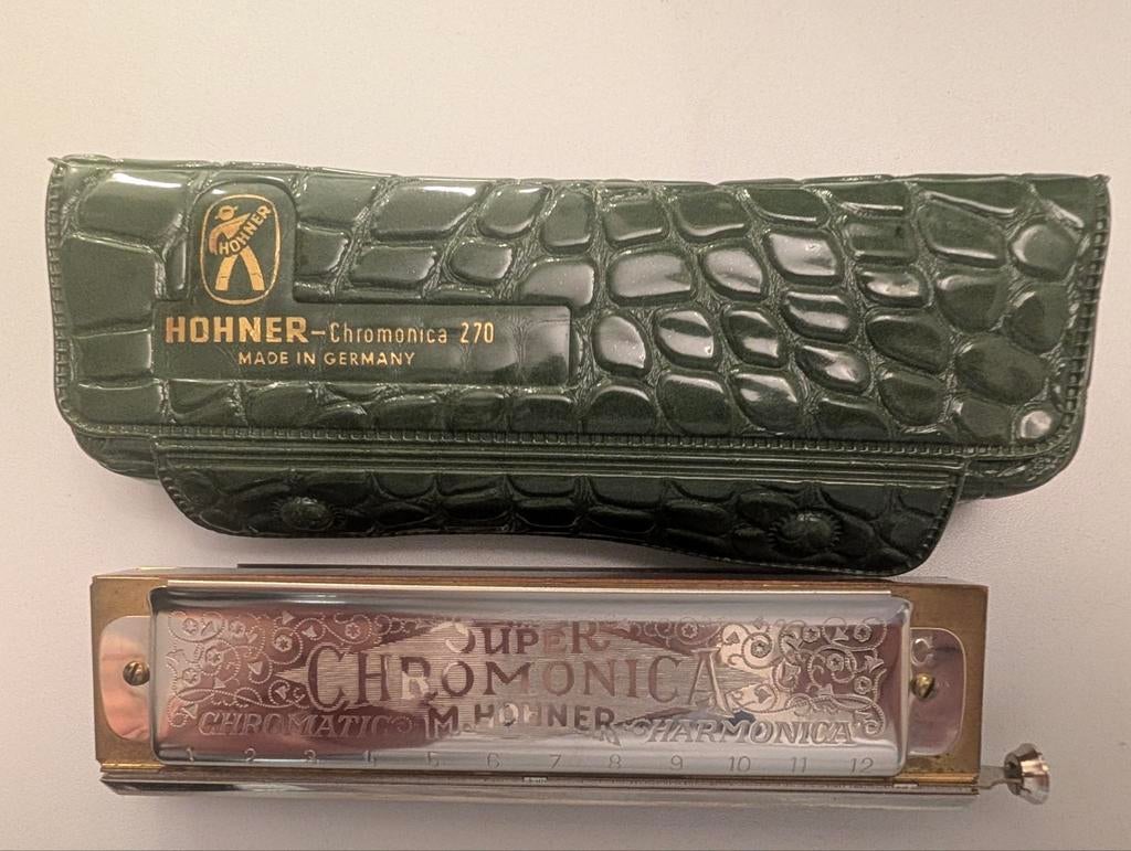 Vintage Hohner Super Chromonica 270 NOS - Nieuwstaat!, Muziek en Instrumenten, Blaasinstrumenten | Mondharmonica's, Nieuw, Chromatisch