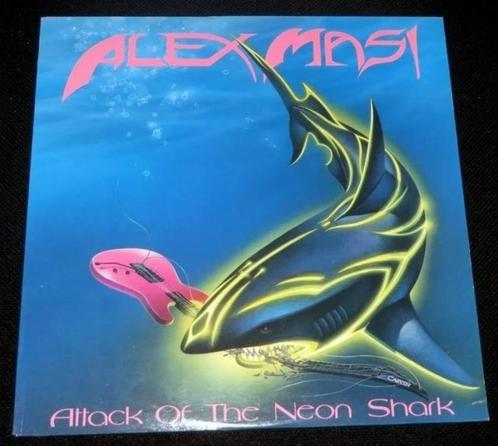 Alex Masi - Attack of the Neon Shark (1989), Cd's en Dvd's, Vinyl | Hardrock en Metal, Gebruikt, Ophalen of Verzenden