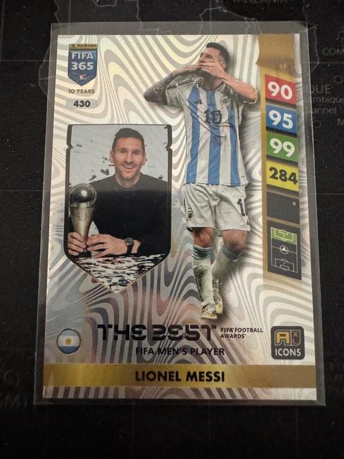 Messi - The Best - Panini FIFA 365 Adrenalyn XL 2025, Verzamelen, Sportartikelen en Voetbal, Nieuw, Poster, Plaatje of Sticker