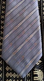 Streekvervoer Nederland stropdas grijs design bus openbaar, Ophalen of Verzenden, Nieuw, Gebruiksvoorwerp