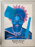 Andy Warhol art-print Queen Ntombi Twala, Huis en Inrichting, Woonaccessoires | Schilderijen, Tekeningen en Foto's, Ophalen, Gebruikt