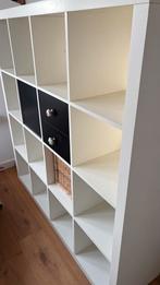IKEA Kast kallax met 16 Vakken, Ophalen, Kunststof, Gebruikt, 100 tot 150 cm