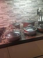 WMF FUSIONTEC Pannenset 5-delig, Overige materialen, Pannenset, Ophalen of Verzenden, Zo goed als nieuw