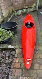 Rode kajak met peddel, Ophalen, Zo goed als nieuw, 1-persoons