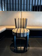 Gestreepte Stoel Satelliet 80cm hoog, Huis en Inrichting, Stoelen, Ophalen, Gebruikt, Grijs, Vijf, Zes of meer stoelen