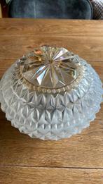 Vintage mid century amber glas prachtige plafoniere., Ophalen of Verzenden, Zo goed als nieuw, Glas