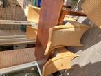Eettafel met stoelen, Huis en Inrichting, Tafels | Eettafels, Ophalen, Gebruikt, 200 cm of meer, 50 tot 100 cm