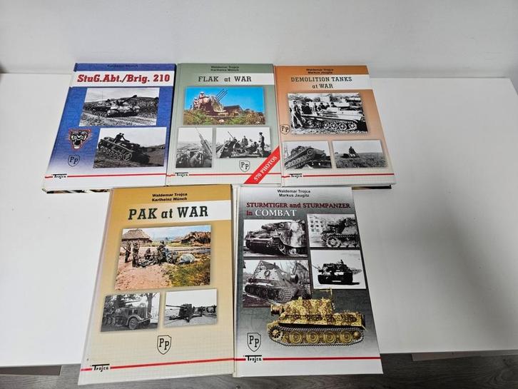 Waldemar Trojca tankboeken voor €195,-, Boeken, Oorlog en Militair, Gelezen, Tweede Wereldoorlog, Ophalen