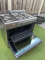 Smeg gasfornuis in goede staat, Witgoed en Apparatuur, Fornuizen, Ophalen, 60 cm of meer, Zo goed als nieuw, Gas