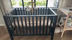 Tweeling box zwart bopita 130x80, Ophalen, Gebruikt, Rechthoekig, Boxkleed