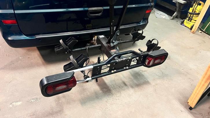 Spinder kantelbare  Fietsdrager - Trekhaak, Auto diversen, Fietsendragers, Gebruikt, Trekhaakdrager, 2 fietsen, Ophalen