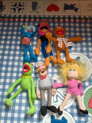 6 Muppets knuffeltjes Mc Donalds Jim Henson uit 2002 beschikbaar voor biedingen