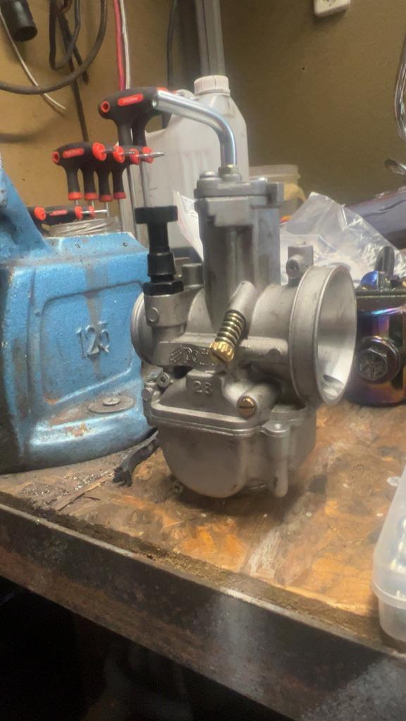 Polini 28mm pwk, Fietsen en Brommers, Brommeronderdelen | Algemeen, Zo goed als nieuw, Carburateur, Ophalen of Verzenden