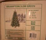 Kerstboom black box trees brampton slim green 120 hoog, Ophalen
