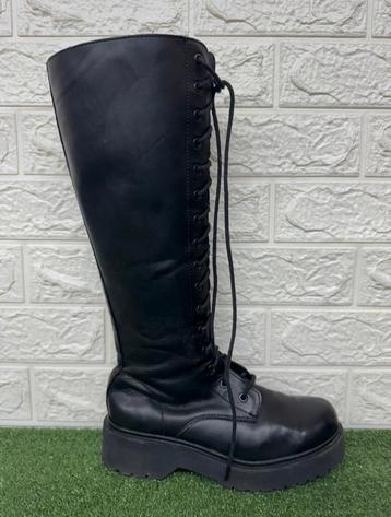 Zwarte Laarzen met Rits vegan🌱 beschikbaar voor biedingen