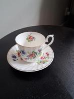 Antieke kop en schotel Royal Rose, Antiek en Kunst, Ophalen