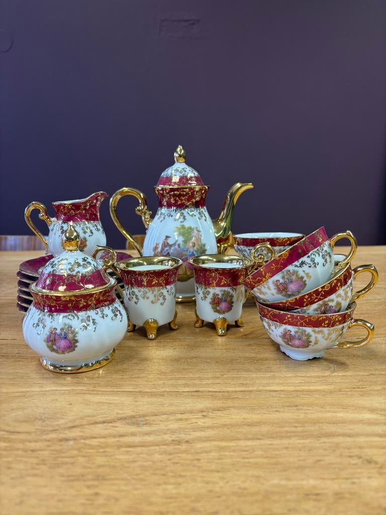 Bavaria servies 22 karaats goud, Ophalen of Verzenden