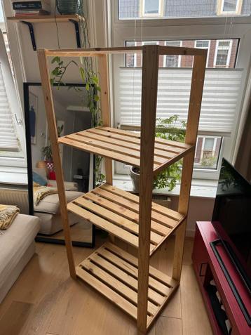 IKEA Ivar Stellingkast + 2 houten Kratten - afbeelding 2