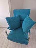 Xooon Luzern fauteuil kleur petrol, Huis en Inrichting, Fauteuils, Ophalen, Minder dan 75 cm, Zo goed als nieuw, 50 tot 75 cm
