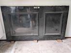 Brede oude authentieke houten deur, Ophalen, Gebruikt, 80 tot 100 cm, Buitendeur