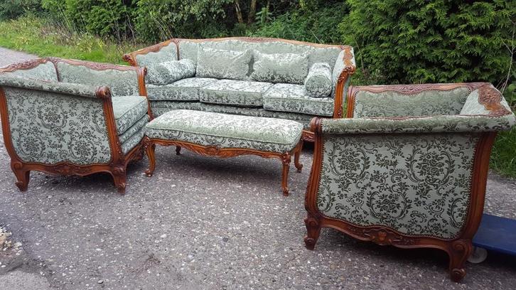 Frans Italiaans bankstel, Antiek en Kunst, Curiosa en Brocante, Ophalen