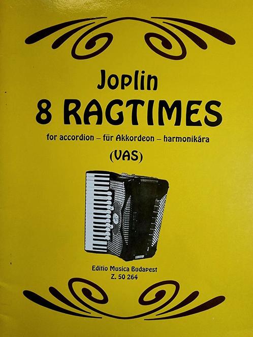 Scott Joplin Ragtimes - Accordeon - Nieuwstaat, Muziek en Instrumenten, Bladmuziek, Zo goed als nieuw, Artiest of Componist, Jazz