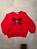 Nieuwe rode kersttrui glans effect maat 110-116, Ophalen of Verzenden, Nieuw, Meisje, Trui of Vest