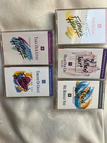 Casettes, vineyard music group serie, deel 6,7,8,9 en 12 beschikbaar voor biedingen