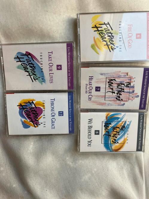 Casettes, vineyard music group serie, deel 6,7,8,9 en 12, Cd's en Dvd's, Cassettebandjes, Gebruikt, 2 t/m 25 bandjes, Ophalen