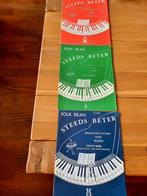 piano lesboeken Folk Dean: Steeds beter deel 1 +2 +3, Ophalen of Verzenden, Gebruikt, Les of Cursus, Piano
