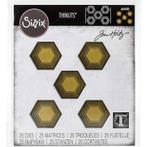 Sizzix Tim Holtz Thinlits Stacked Tiles Hexagons #664420, Hobby en Vrije tijd, Scrapbooking, Verzenden, Nieuw, Frame of Mal, Sizzix