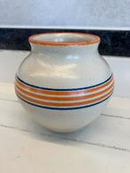 De Zwing Noordwijk oranje blauw lijnenspel chip restauratie, Ophalen of Verzenden