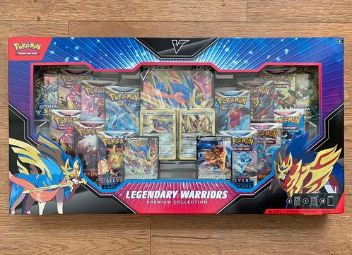 Pokémon TCG - Legendary Warriors Premium Collection Box USA, Hobby en Vrije tijd, Verzamelkaartspellen | Pokémon, Nieuw, Foil