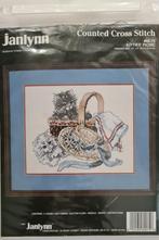 Janlynn Kitties' Picnic Borduurpakket, Hobby en Vrije tijd, Borduren en Borduurmachines, Ophalen, Nieuw, Handborduren, Borduurpakket