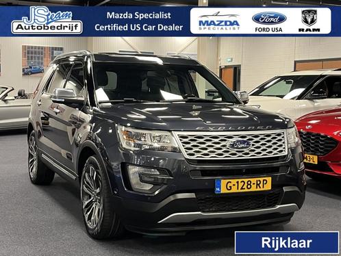 Ford Explorer 3.5 V6 Ecoboost Platinum 370PK AWD | Automaat, Auto's, Ford, Te koop, Explorer, 4x4, ABS, Achteruitrijcamera, Adaptive Cruise Control