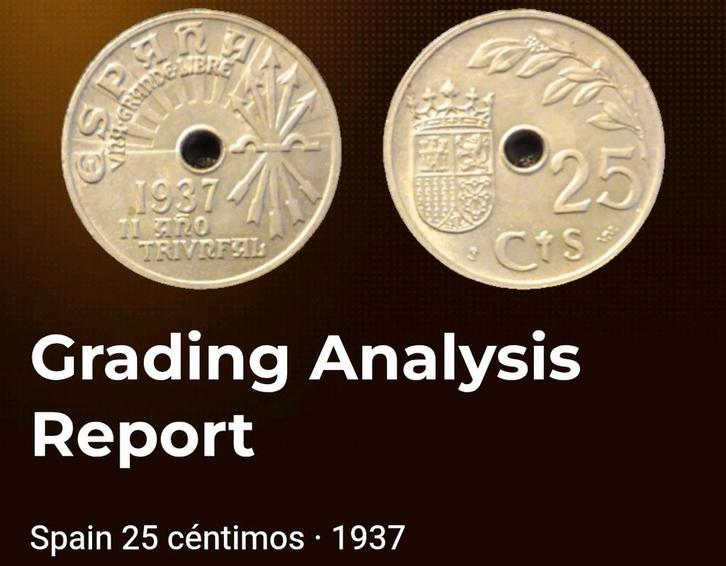 SPANJE 25 CÉNTIMOS 1937 GUERRA CIVIL, Postzegels en Munten, Munten | Europa | Niet-Euromunten, Losse munt, Overige landen, Ophalen of Verzenden